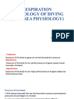 Respiration Physiology of Diving (Deep Sea Physiology