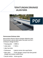 Presentasi 7 CONTOH PERHITUNGAN DRAINASE JALAN