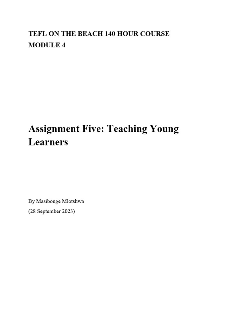 Teaching Strategies for Young Learners | PDF