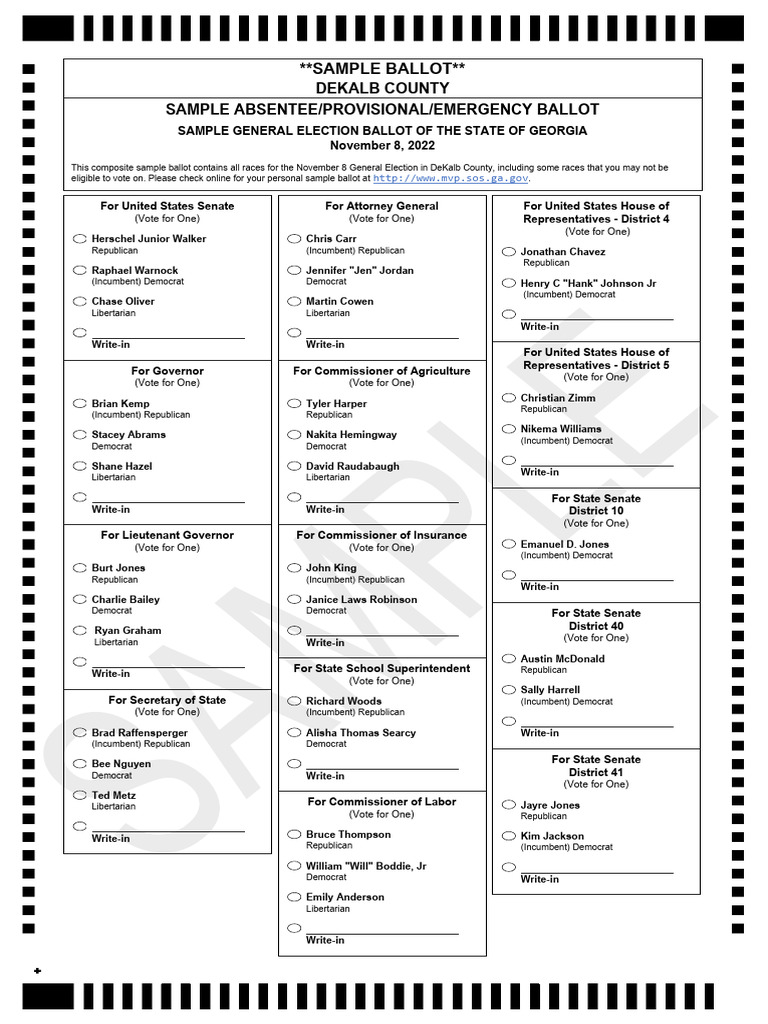 Composite Sample Ballot 20221108 PDF Property Tax Ad Valorem Tax