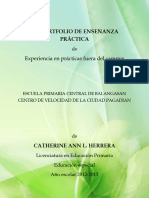 Ejemplo de Portafolio de Enseñanza Práctica