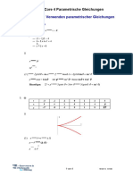 Verwenden Parametrischer Gleichungen - Lösungen PDF
