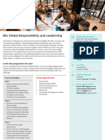 Global Leadership and Responsability