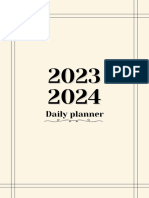 Agenda 2023-2024 Colores Neutros