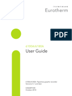 User Guide: 6100A/6180A Paperless Graphic Recorder Versions 5.1 and Later HA028910/8 October 2010