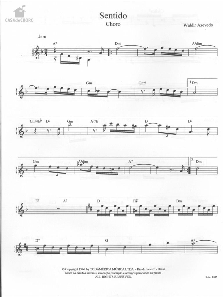Choro Sentido | PDF