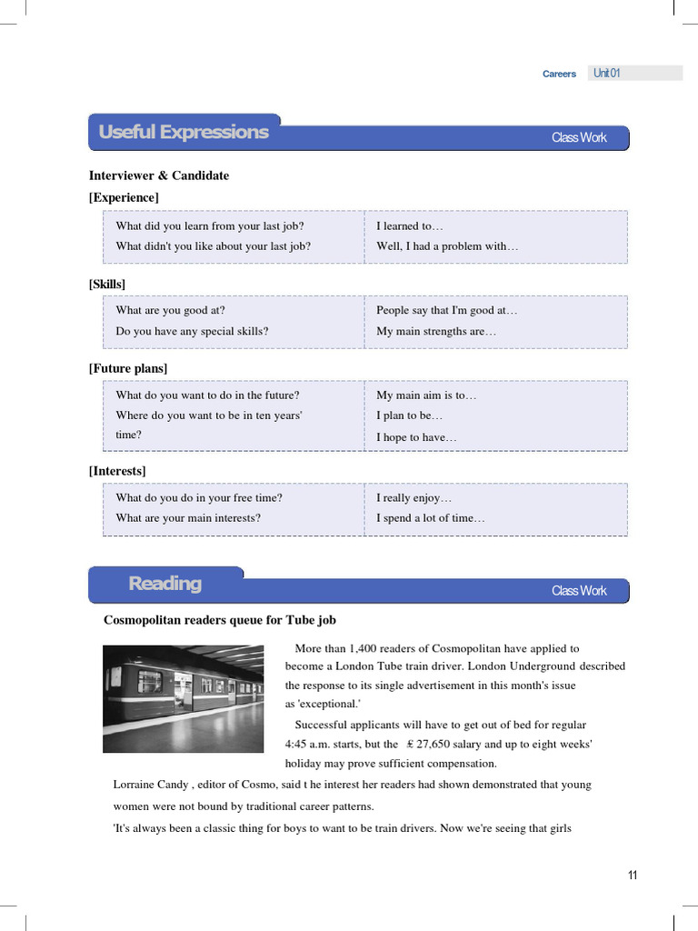 8 11BusinessB1 | PDF | Human Communication
