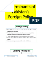 Determinants of Foreign Policy of Pakistan PDF