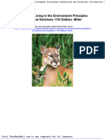 Test Bank For Living in The Environment Principles Connections and Solutions 17th Edition Miller