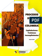 PROCESOS DE PAZ EN COLOMBIA. Segunda Edición