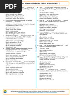 885 English Tenses Advanced Level Mcqs Test With Answers 2