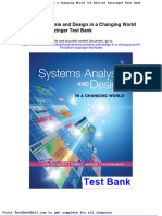 Systems Analysis and Design in A Changing World 7th Edition Satzinger Test Bank