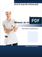 Manuel de Formation en Cuisine