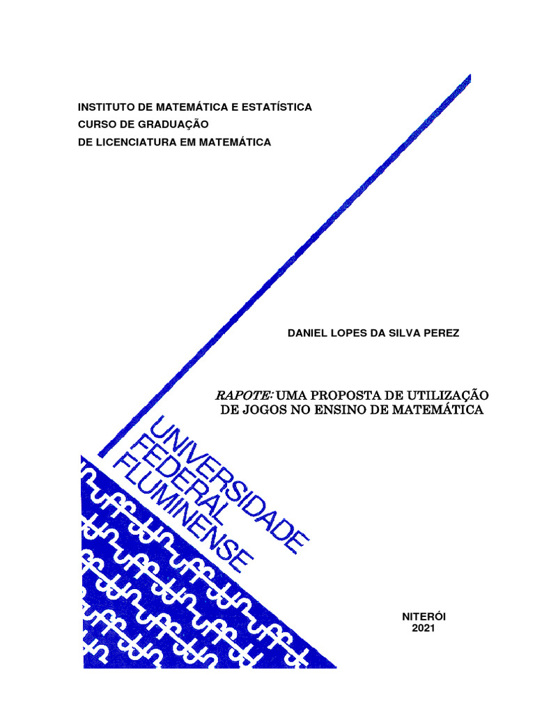 Jogos no Ensino de Matemática: Rapote | PDF