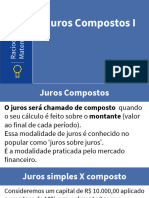 Juros Compostos I