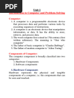 PSCP Unit-1