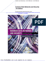 Test Bank For Business Data Networks and Security 11th Edition 11th Edition