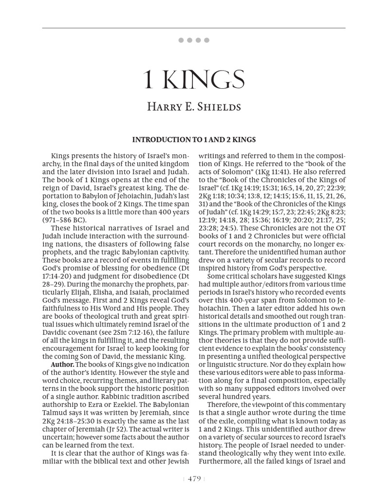 1 kings moody bible commentary pdf