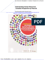 Test Bank For Understanding Human Resources Management A Canadian Perspective by Peacock