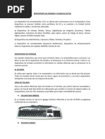 Dispositivos de Entrada y Salida de Datos2021