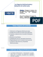 PPT-Tema I Negocios Multinacionales y Globalización de Los Mercados - 2023