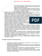 Planejamento Anual 7° Ano - Educacao Fisica