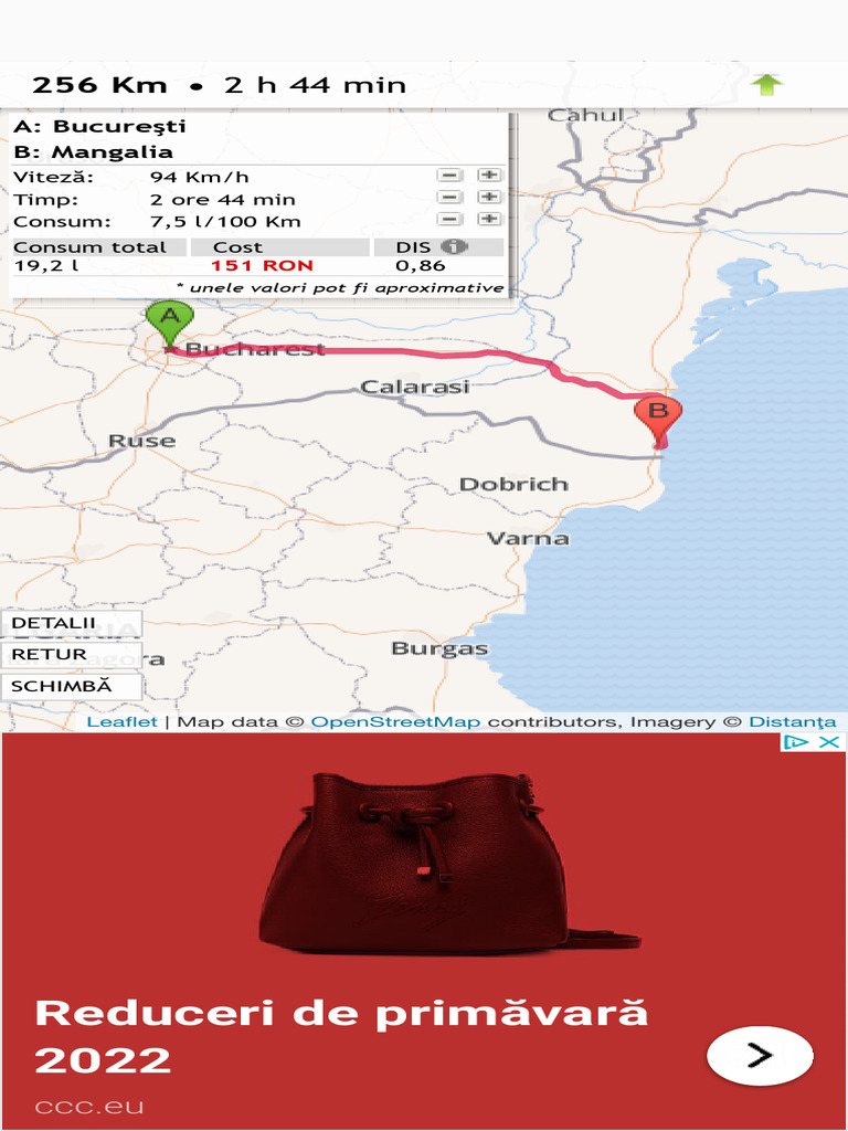 Distanţe Rutiere | PDF