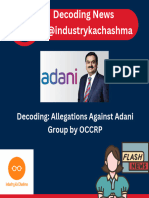 Decoding Allegations Against Adani Group by OCCRP