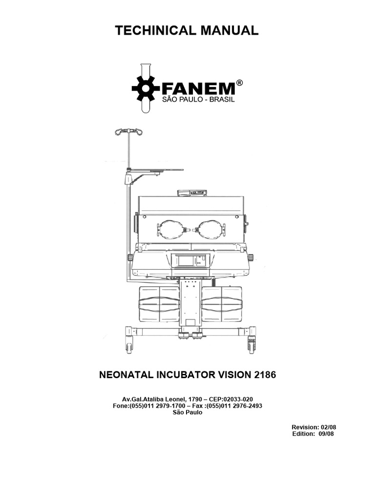 Fanem Vision 2186 Service Manaul | PDF
