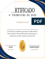 Certificado de Trimestre