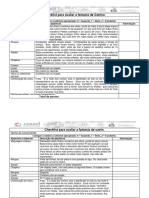 Lista de Verificação de Catrina