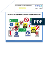 Programa Señalizacion y Demarcacion