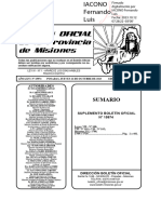 Boletín Oficial de La Provincia de Misiones #15974 (SUP)