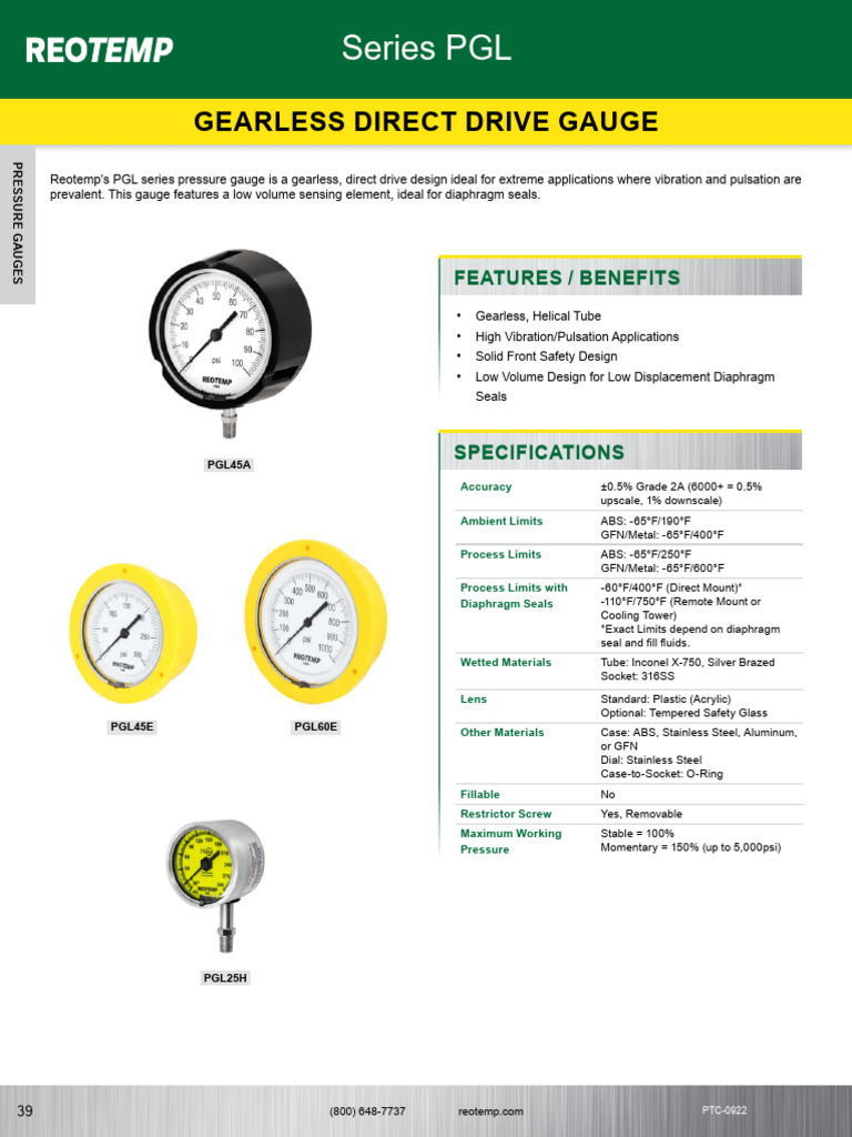 PGL PTC 0922 | PDF