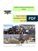 Plan Territorial de Desarrollo Integral Chuma