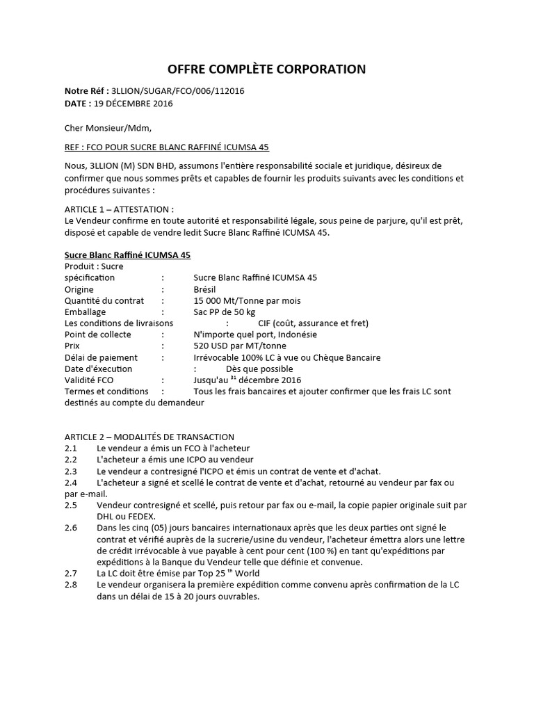 Offre Complète Corporate | PDF