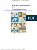 Test Bank For We The People Full Twelfth Edition Full Twelfth Edition