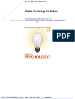 Test Bank For What Is Psychology 3rd Edition Pastorino