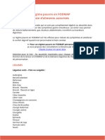 PDF Liste Aliments Autorises Regime Pauvre en Fodmap