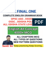 English Concept With 4000MCQ