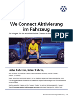 We Connect Aktivierung Im Fahrzeug