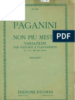 Paganini - Non Piu Mesta - Op 12 N7