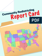 Community Redistricting Report Card 