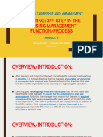 Leadership Module 9 DIRECTING3 RDSTEPINTHENURSINGMANAGEMENTFUNCTIONPROCESS