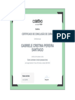 Certificate of Completion For Como Contratar e Incluir Pessoas Trans