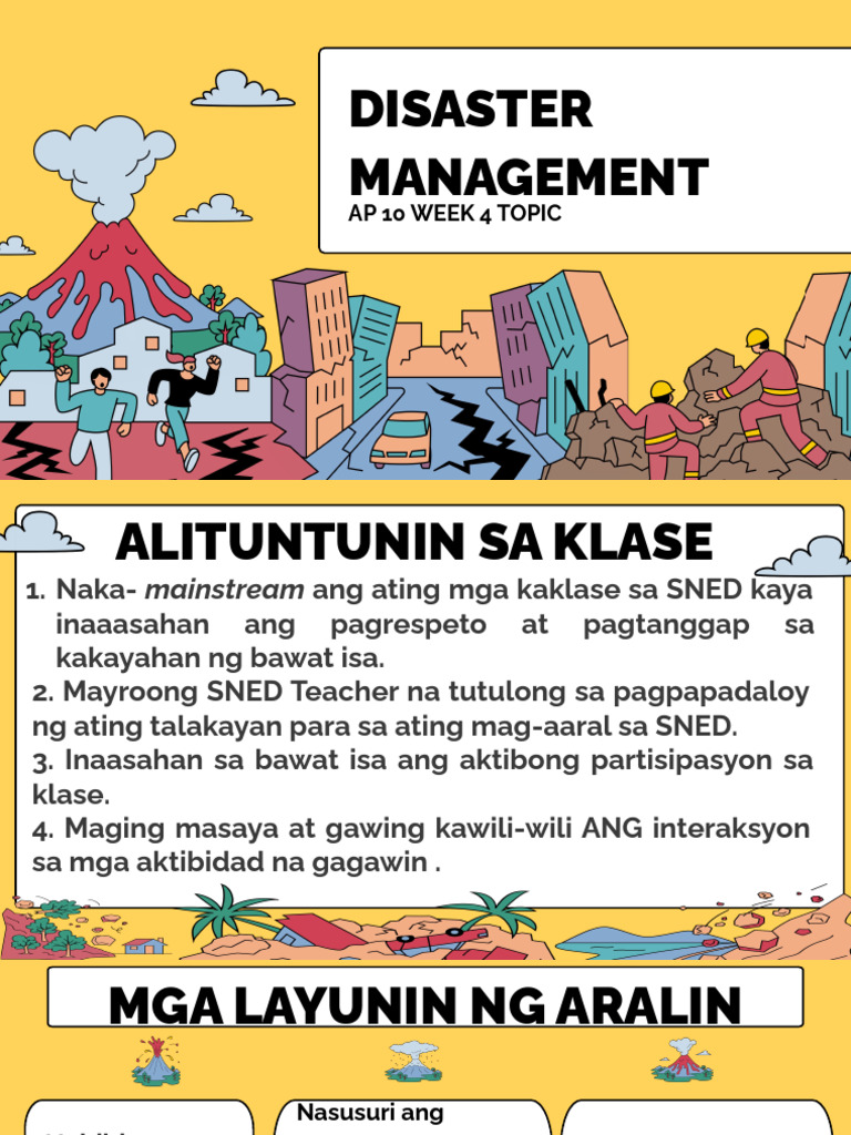 Week 4 Disaster Management | PDF