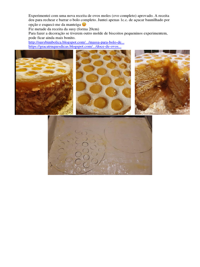 Bolo de Aniversário | Download grátis PDF | Bolos | Preparação de ...