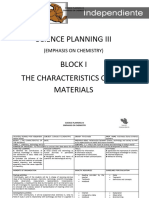 Sciences III Complete Planning (Chemistry)