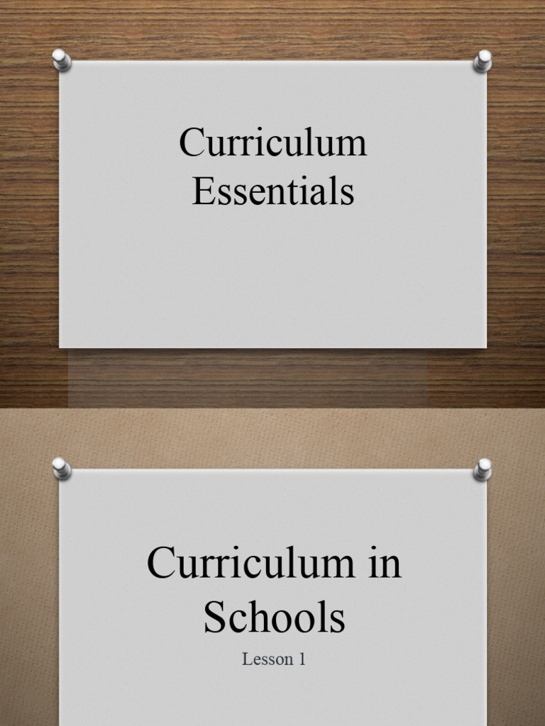 Types of School Curriculum Explained | PDF | Curriculum | Learning
