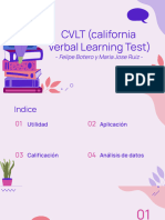 CVLT (California Verbal Learning Test) - Felipe Botero y Maria Jose Ruiz